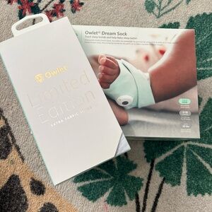 NEW! Limited Edition Owlet Dream Sock in Mint & Clementine